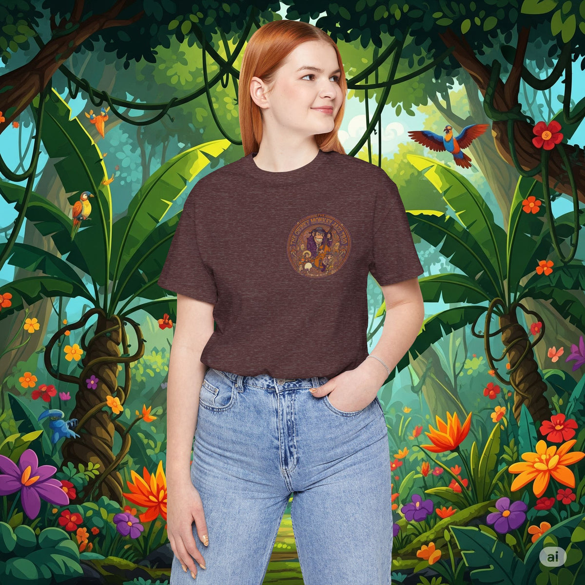 Vintage Style Fat Tony and the Chunky Monkey Trio Shirt - Retro Band Tee