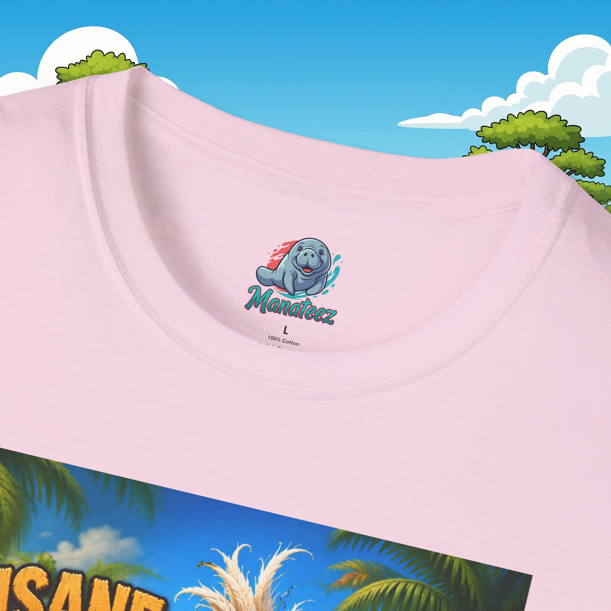 Insane Is Such a Mean Word I Prefer Mentally Creative Funny Duck Shirt | Crazy Ostrich Hawaiian Tee   Background