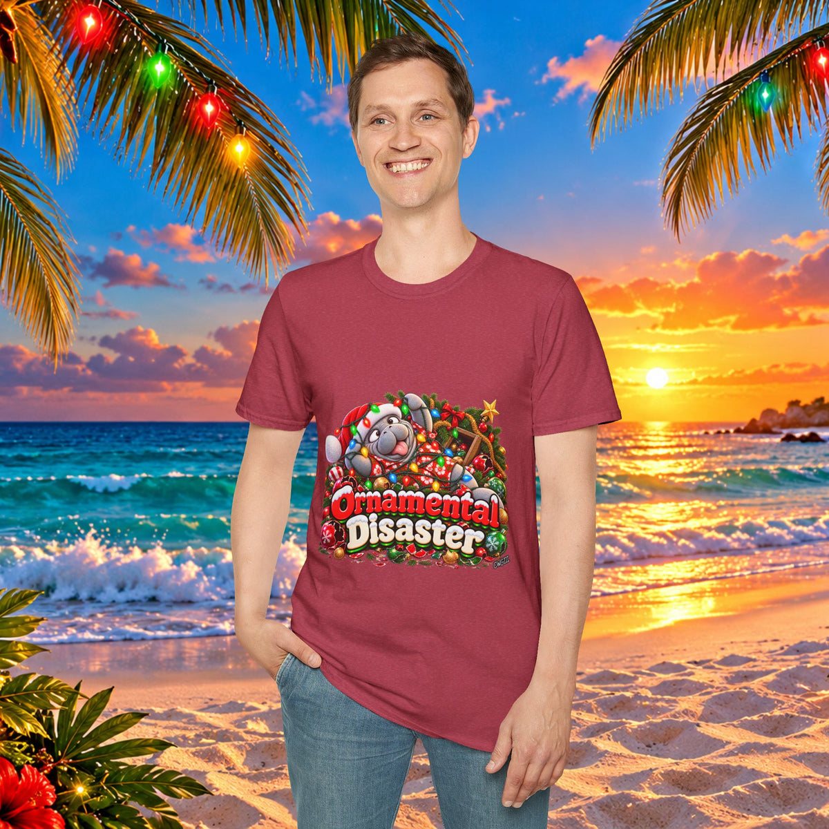 Ornamental Disaster Christmas T-Shirt