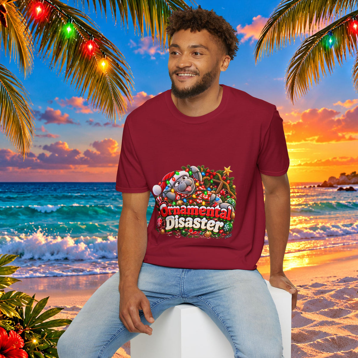 Ornamental Disaster Christmas T-Shirt