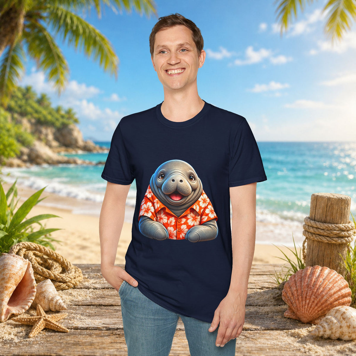 Bagel the Tropical Manatee T-Shirt