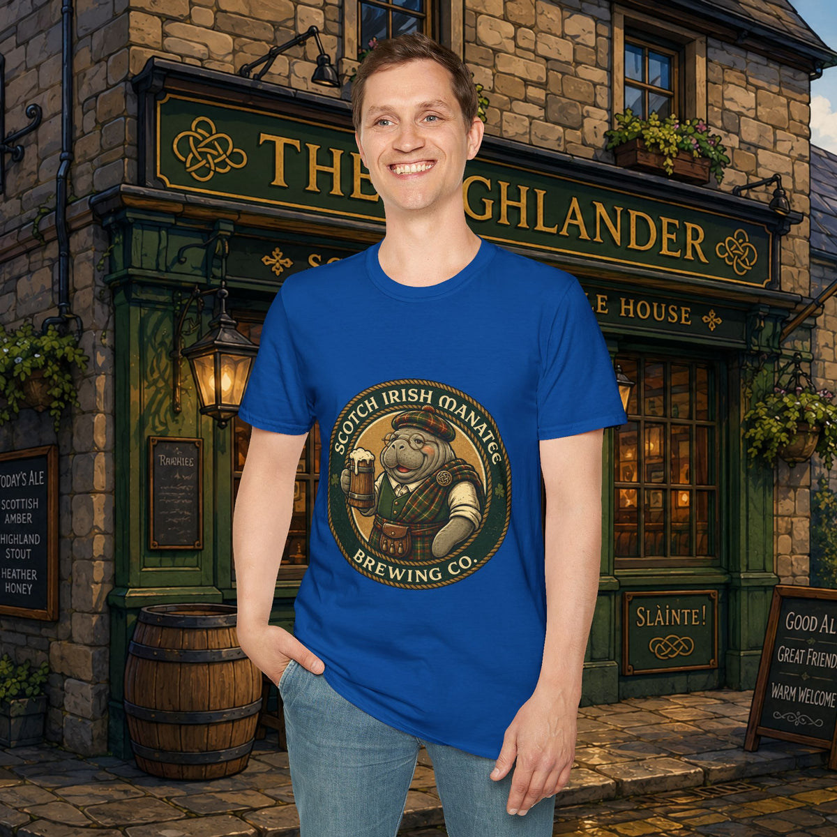 Scotch-Irish Manatee Brewing Company T-Shirt