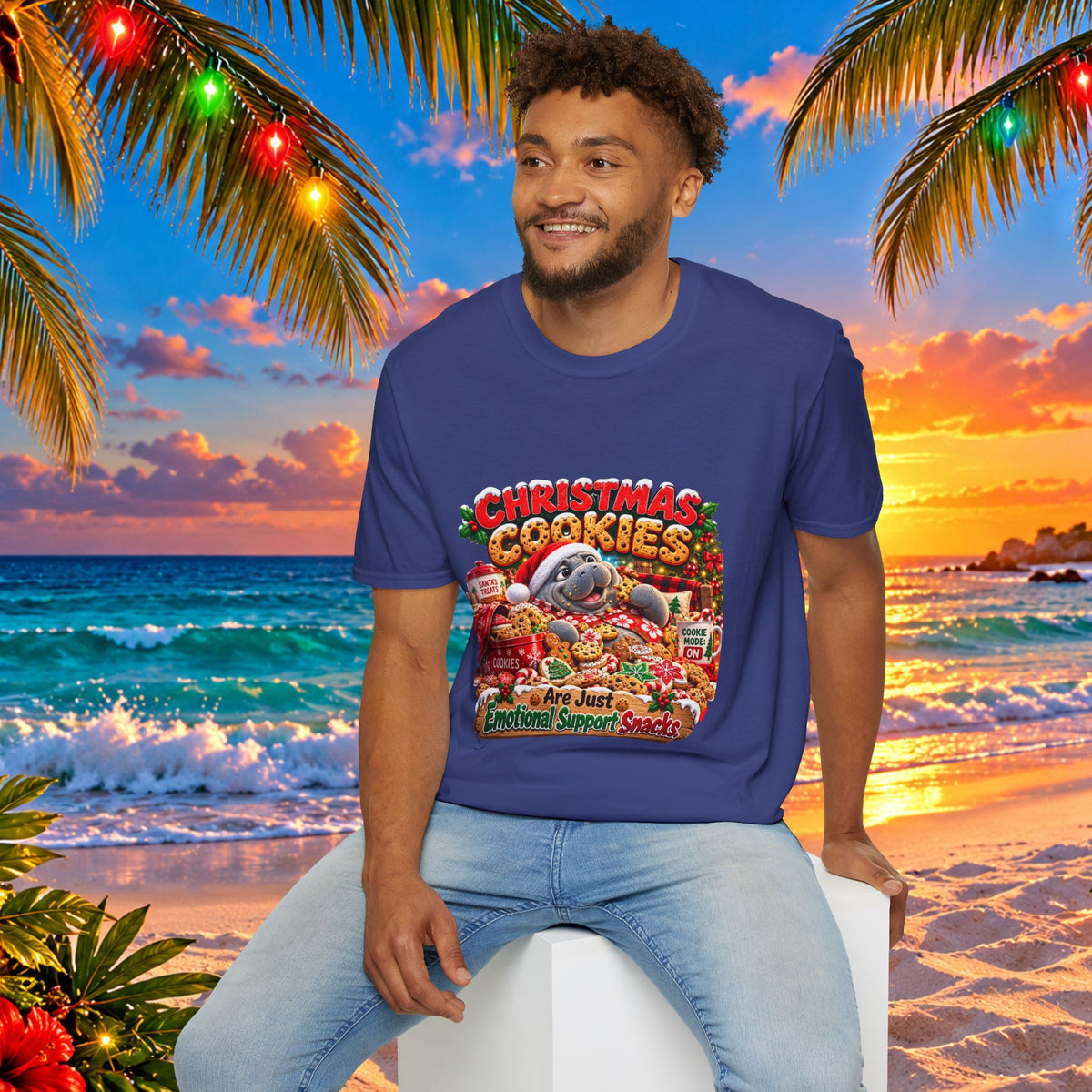 Christmas Cookies Emotional Support Snacks T-Shirt