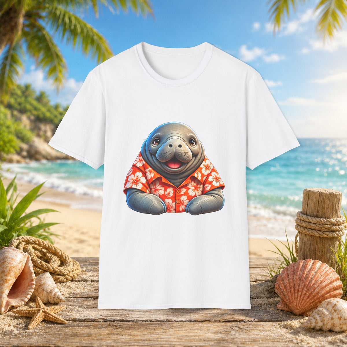 Bagel the Tropical Manatee T-Shirt