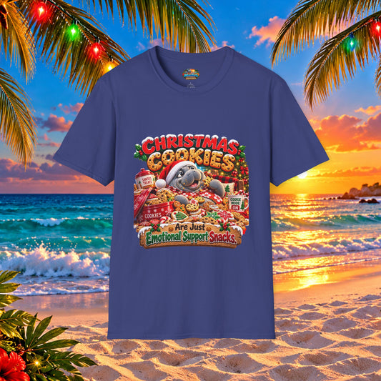 Christmas Cookies Emotional Support Snacks T-Shirt