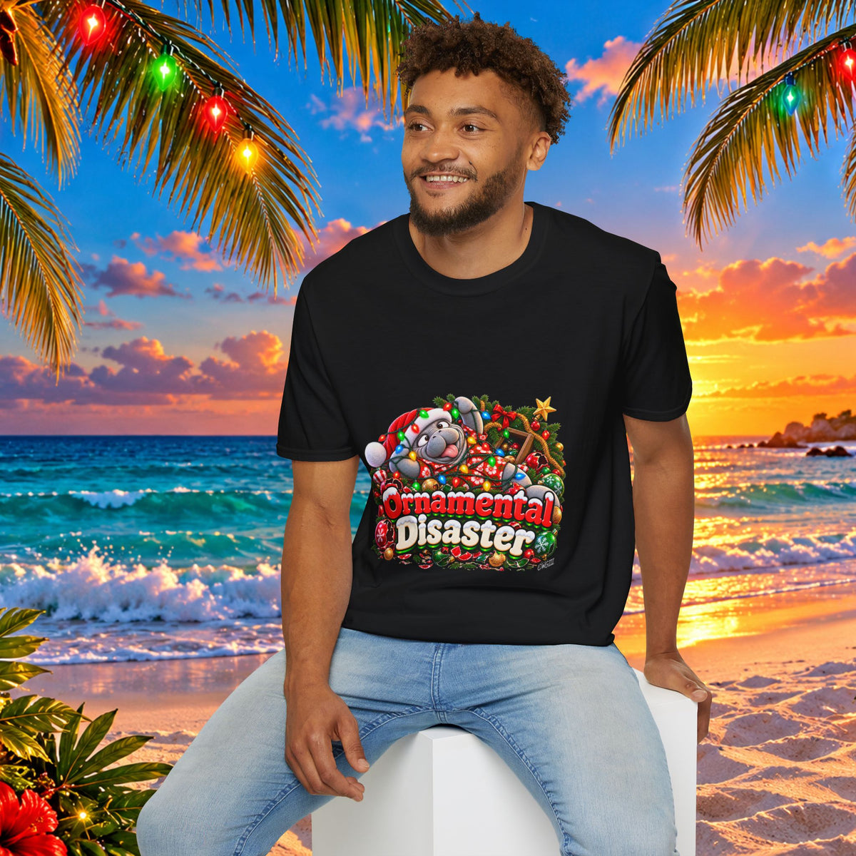 Ornamental Disaster Christmas T-Shirt