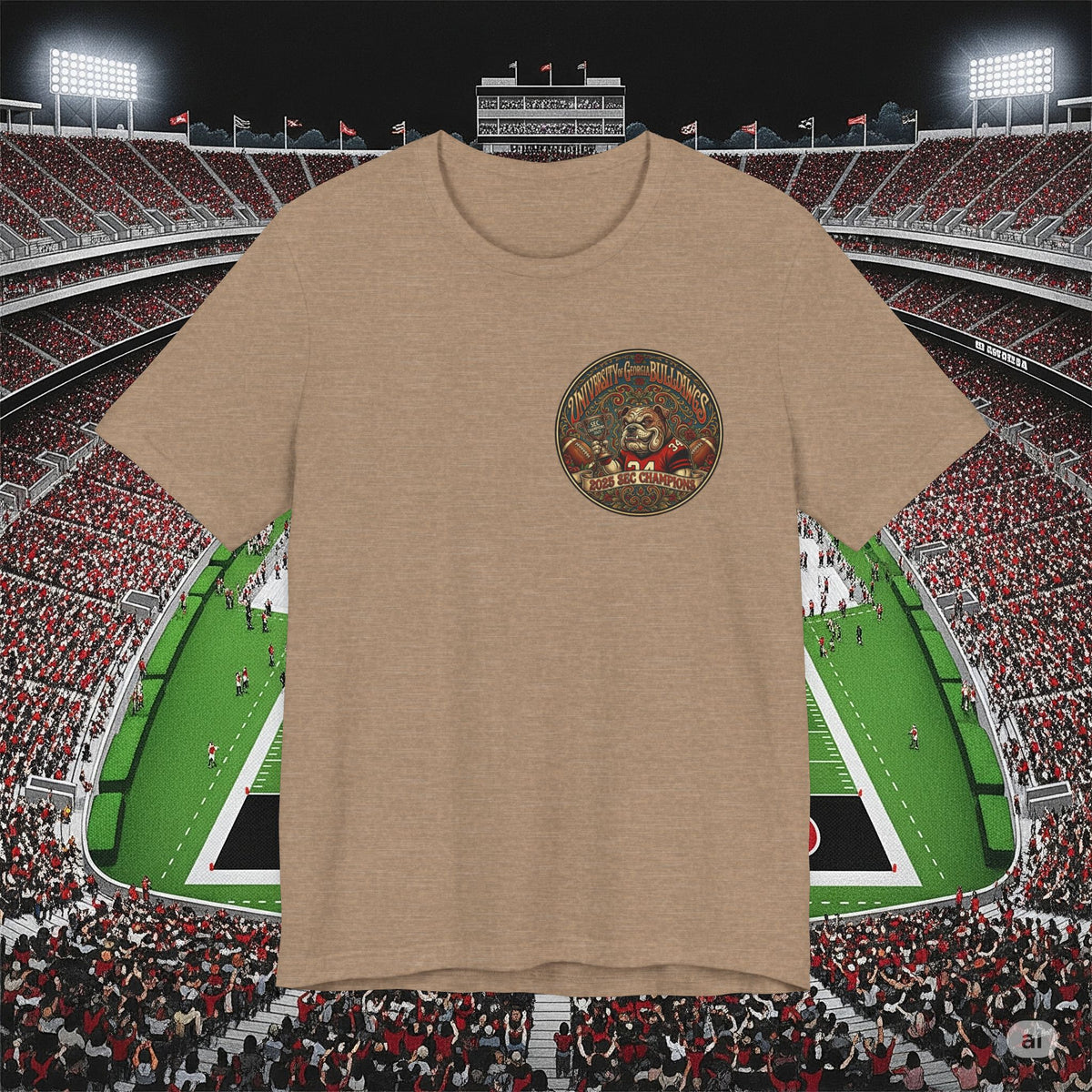 Georgia Bulldogs 2025 SEC Champions T-Shirt