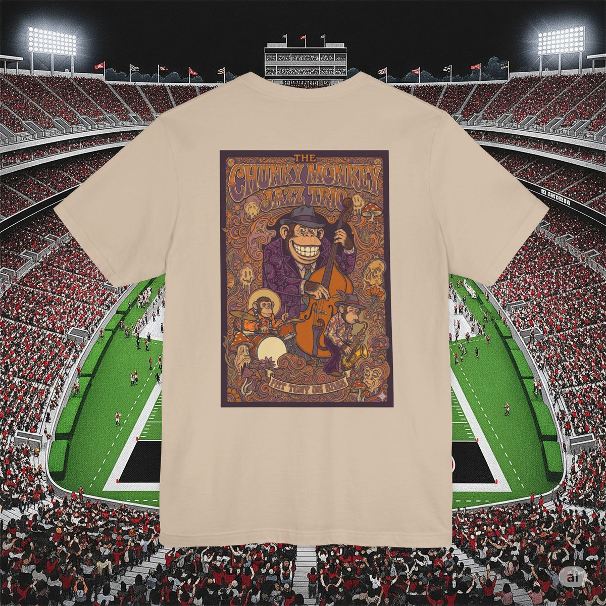 Vintage Style Fat Tony and the Chunky Monkey Trio Shirt - Retro Band Tee