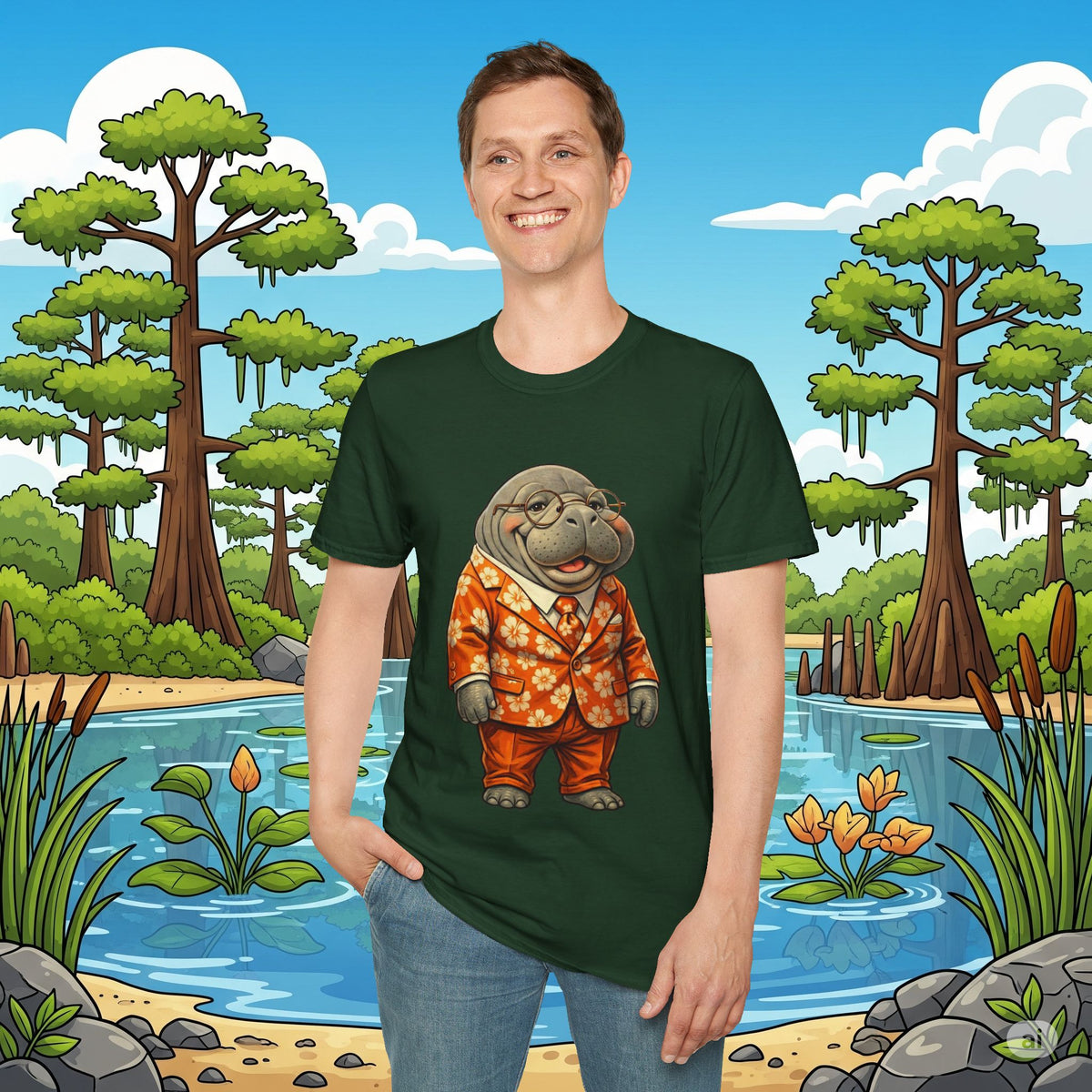 Stylin’ & Profilin’ Manatee T-Shirt