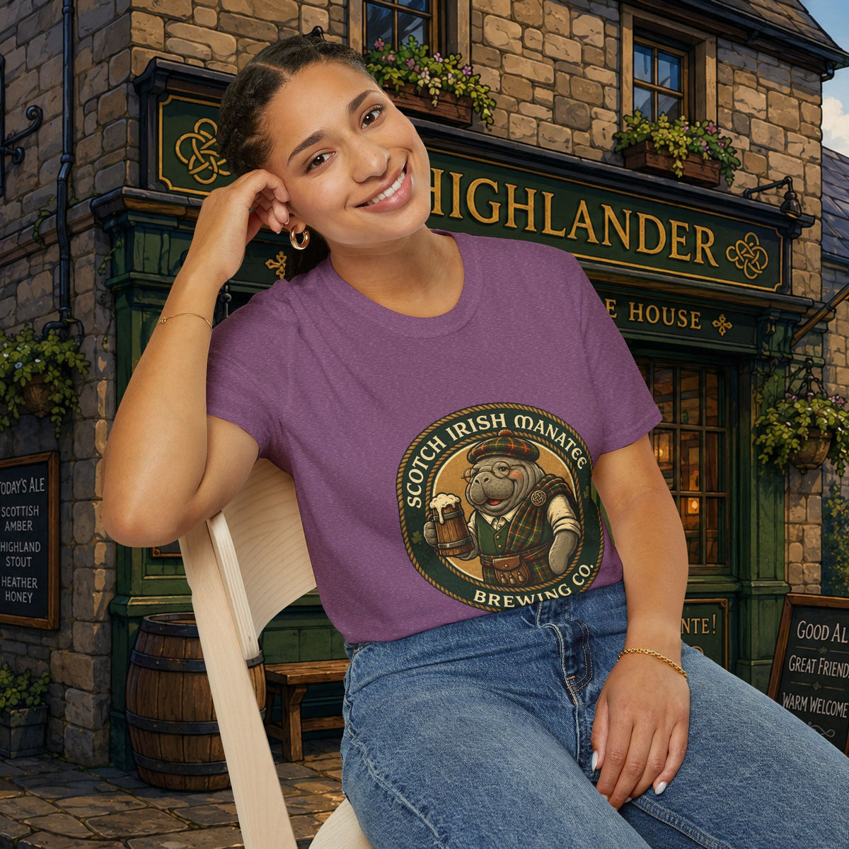 Scotch-Irish Manatee Brewing Company T-Shirt