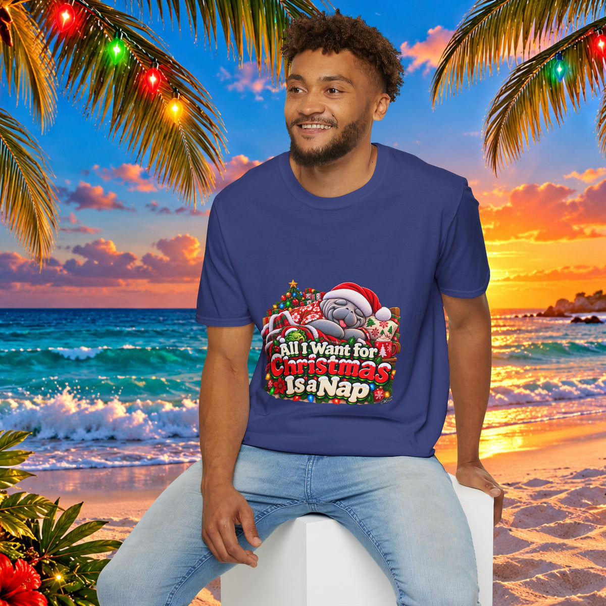 All I Want for Christmas Is a Nap Christmas T-Shirt