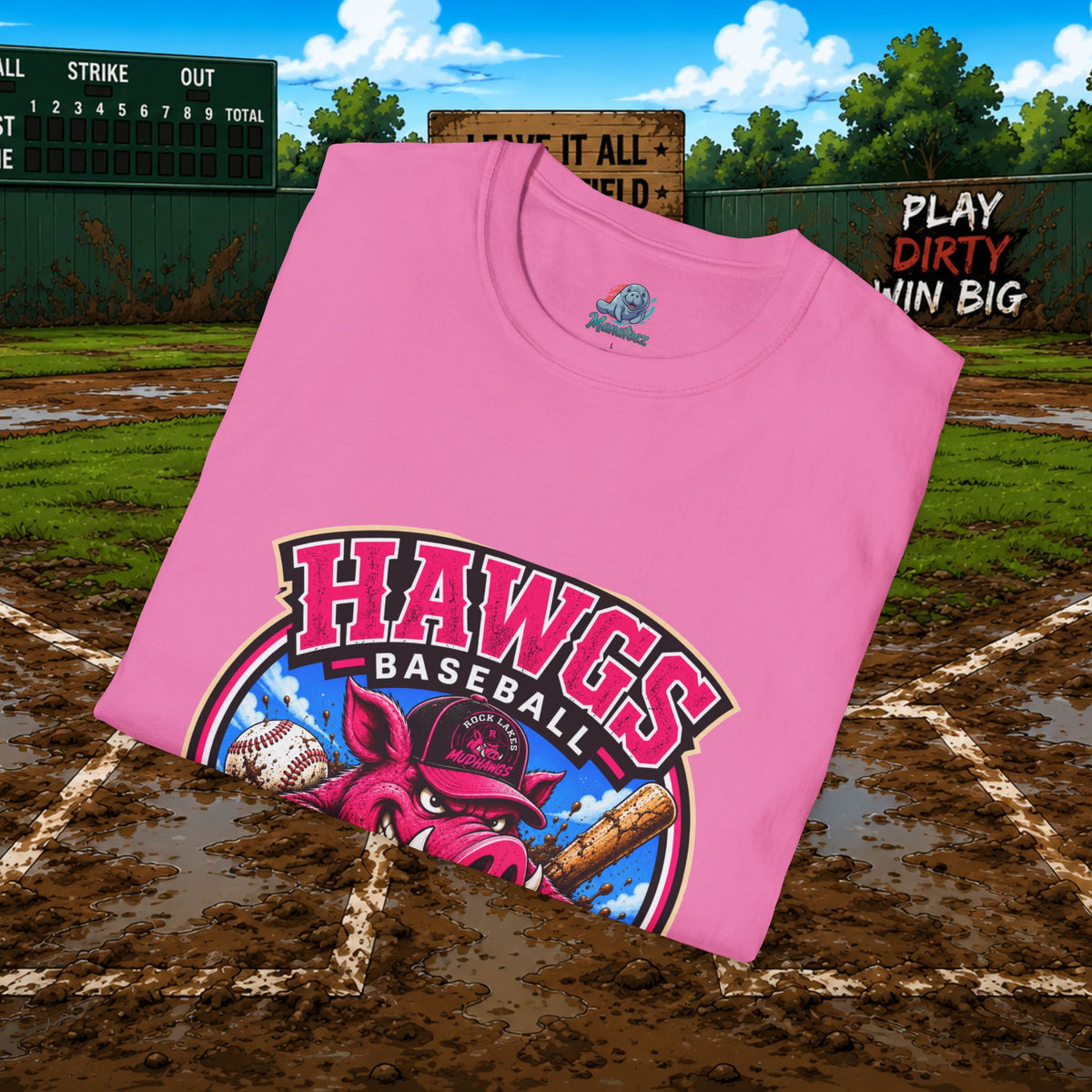 Hawgs Baseball “If You Ain’t Dirty, You Ain’t Tryin’” T-Shirt