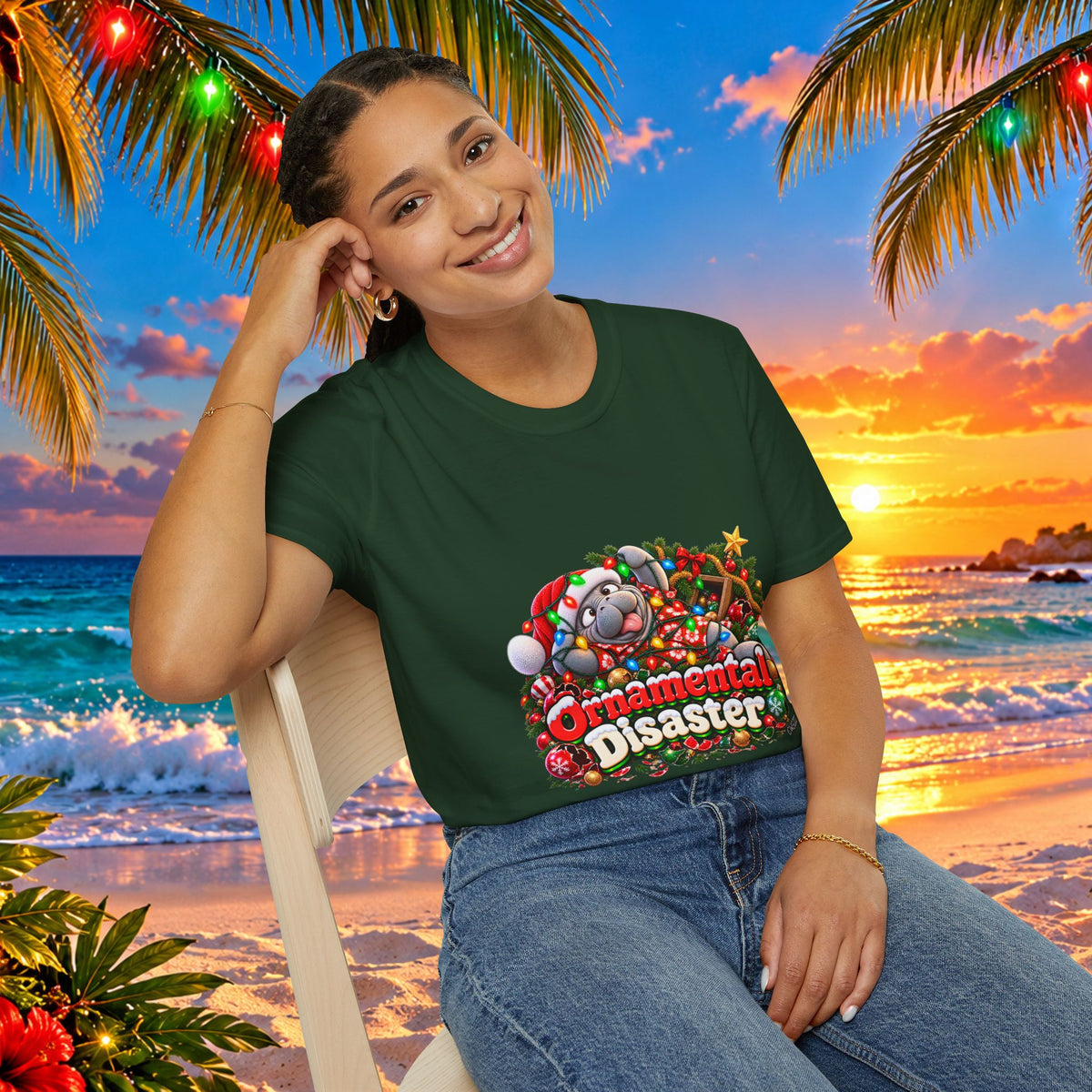 Ornamental Disaster Christmas T-Shirt