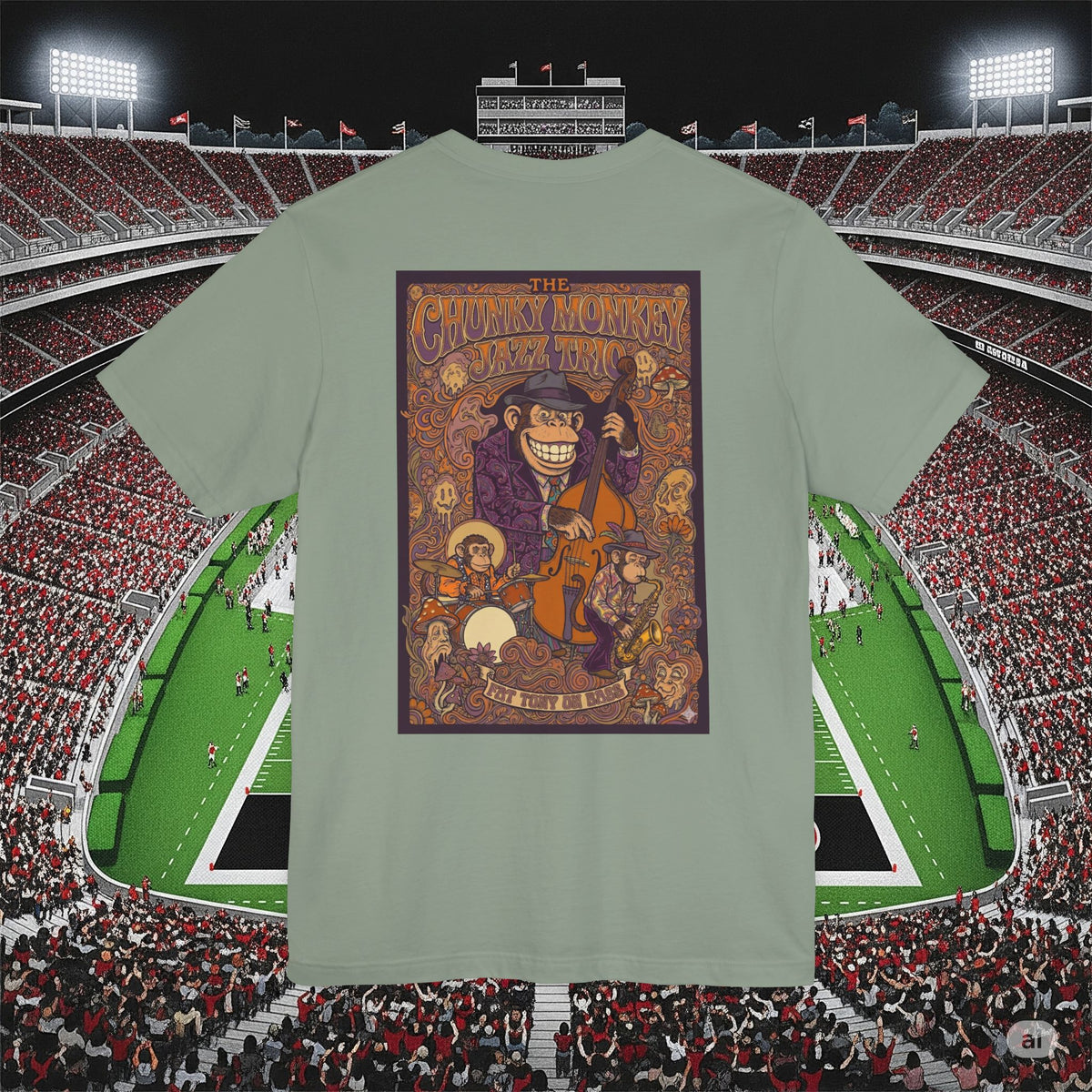 Vintage Style Fat Tony and the Chunky Monkey Trio Shirt - Retro Band Tee