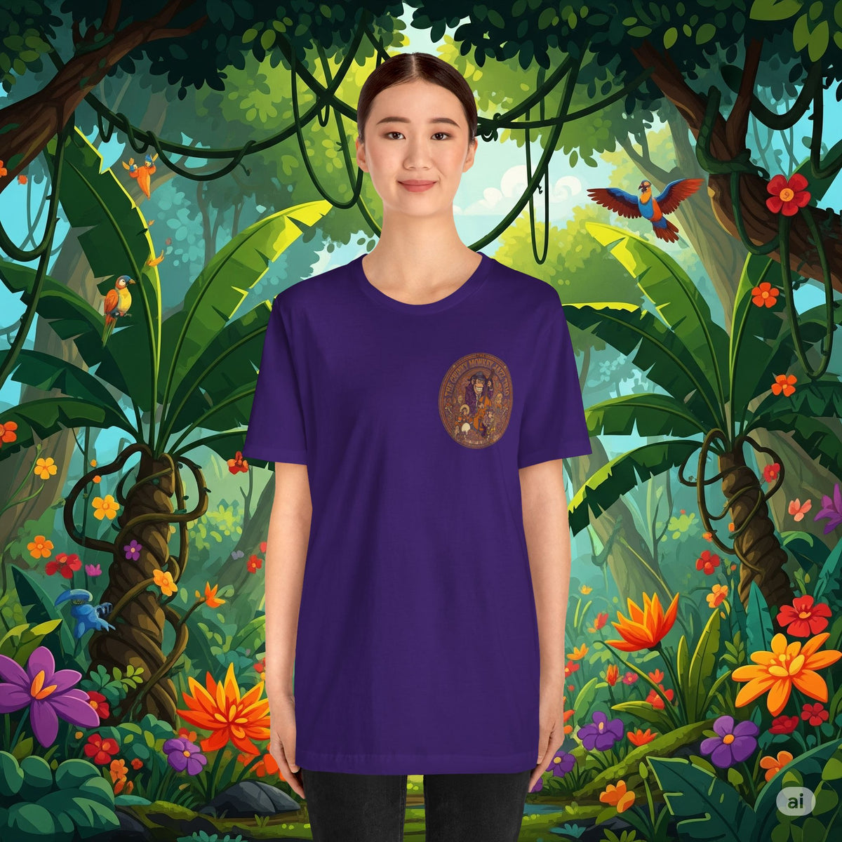 Vintage Style Fat Tony and the Chunky Monkey Trio Shirt - Retro Band Tee
