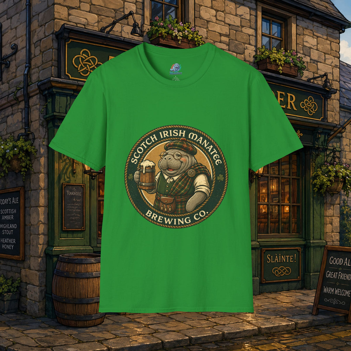 Scotch-Irish Manatee Brewing Company T-Shirt