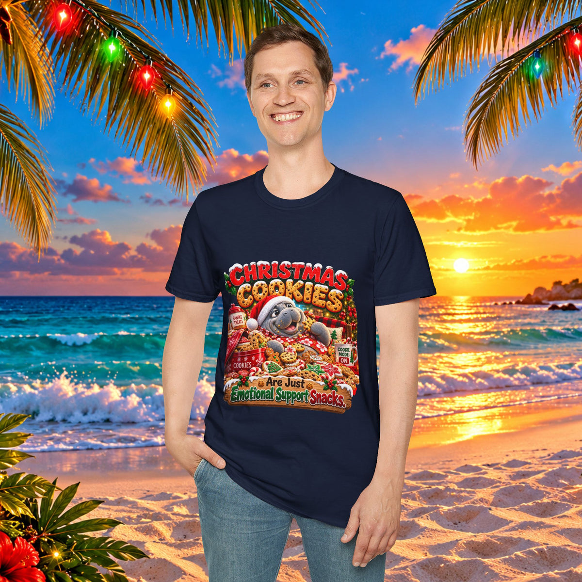 Christmas Cookies Emotional Support Snacks T-Shirt