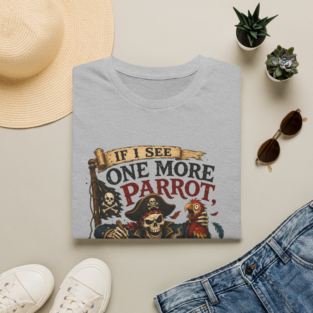 If I See One More Parrot I’m Making Soup Pirate T-Shirt