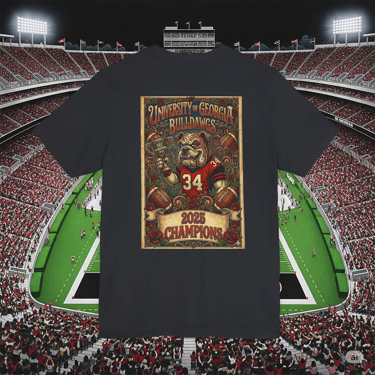 Georgia Bulldogs 2025 SEC Champions T-Shirt