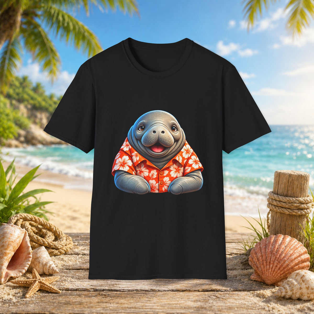 Bagel the Tropical Manatee T-Shirt