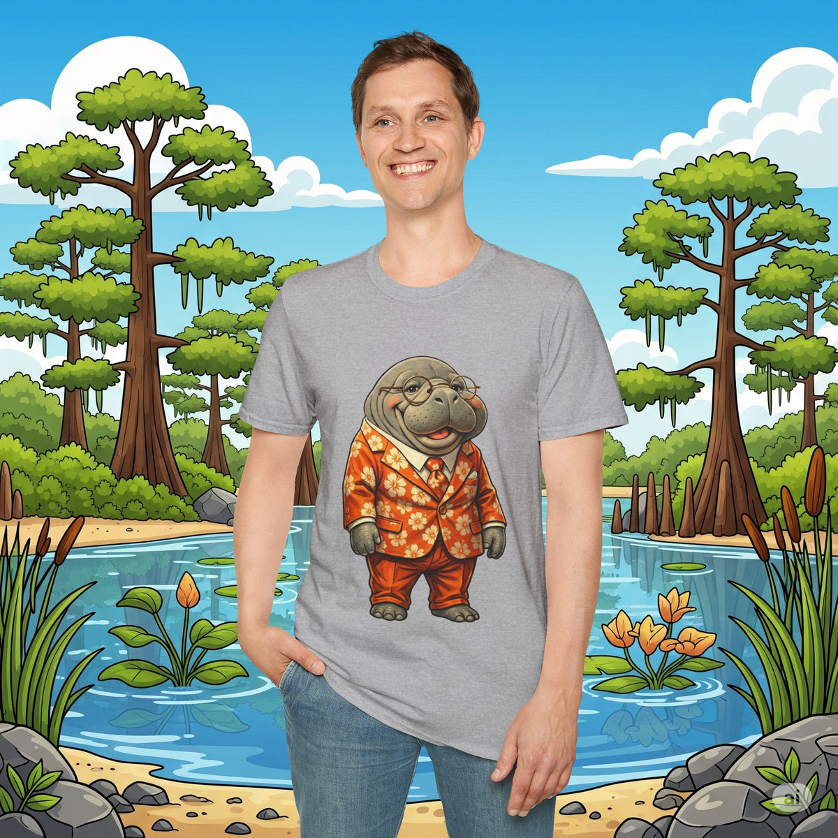 Stylin’ & Profilin’ Manatee T-Shirt