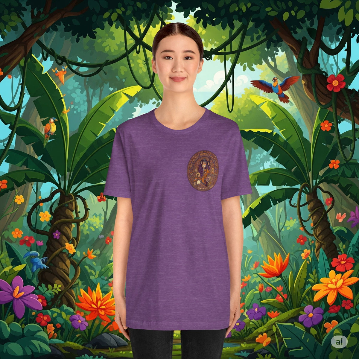 Vintage Style Fat Tony and the Chunky Monkey Trio Shirt - Retro Band Tee