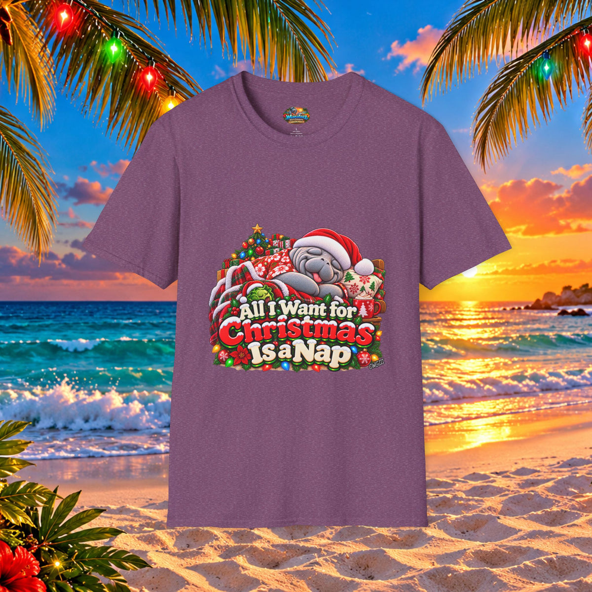 All I Want for Christmas Is a Nap Christmas T-Shirt