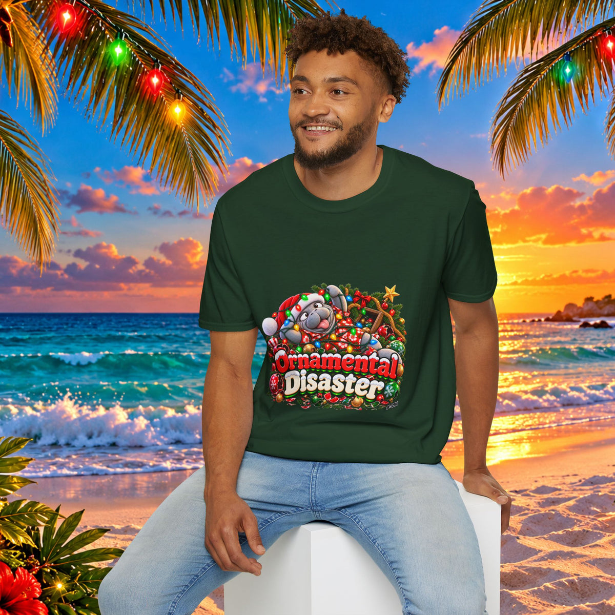 Ornamental Disaster Christmas T-Shirt