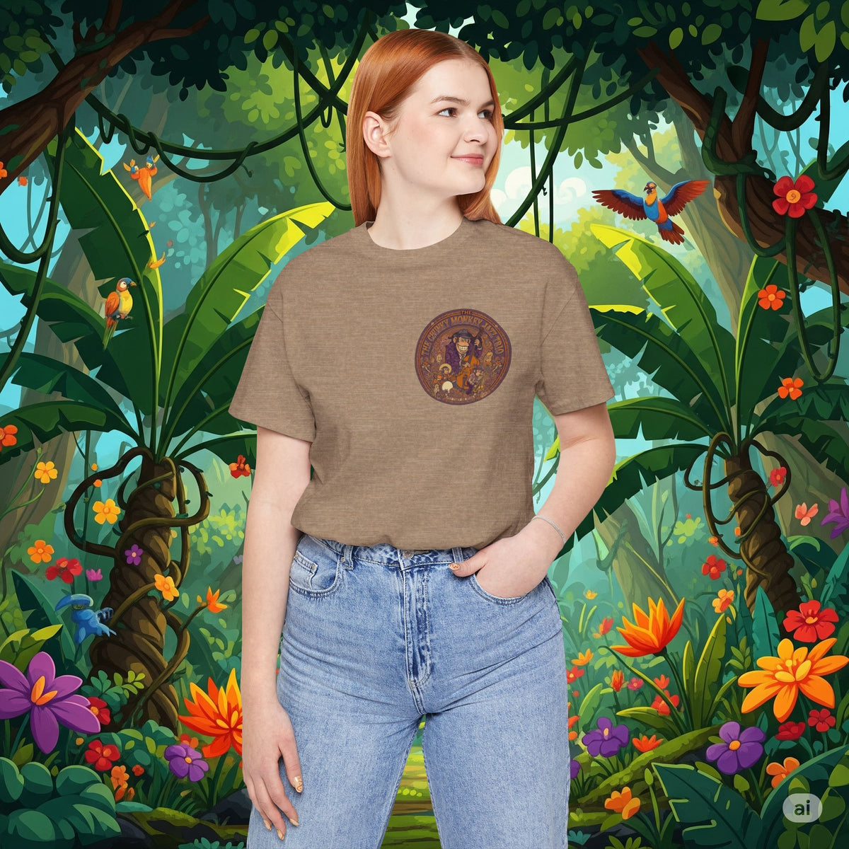 Vintage Style Fat Tony and the Chunky Monkey Trio Shirt - Retro Band Tee