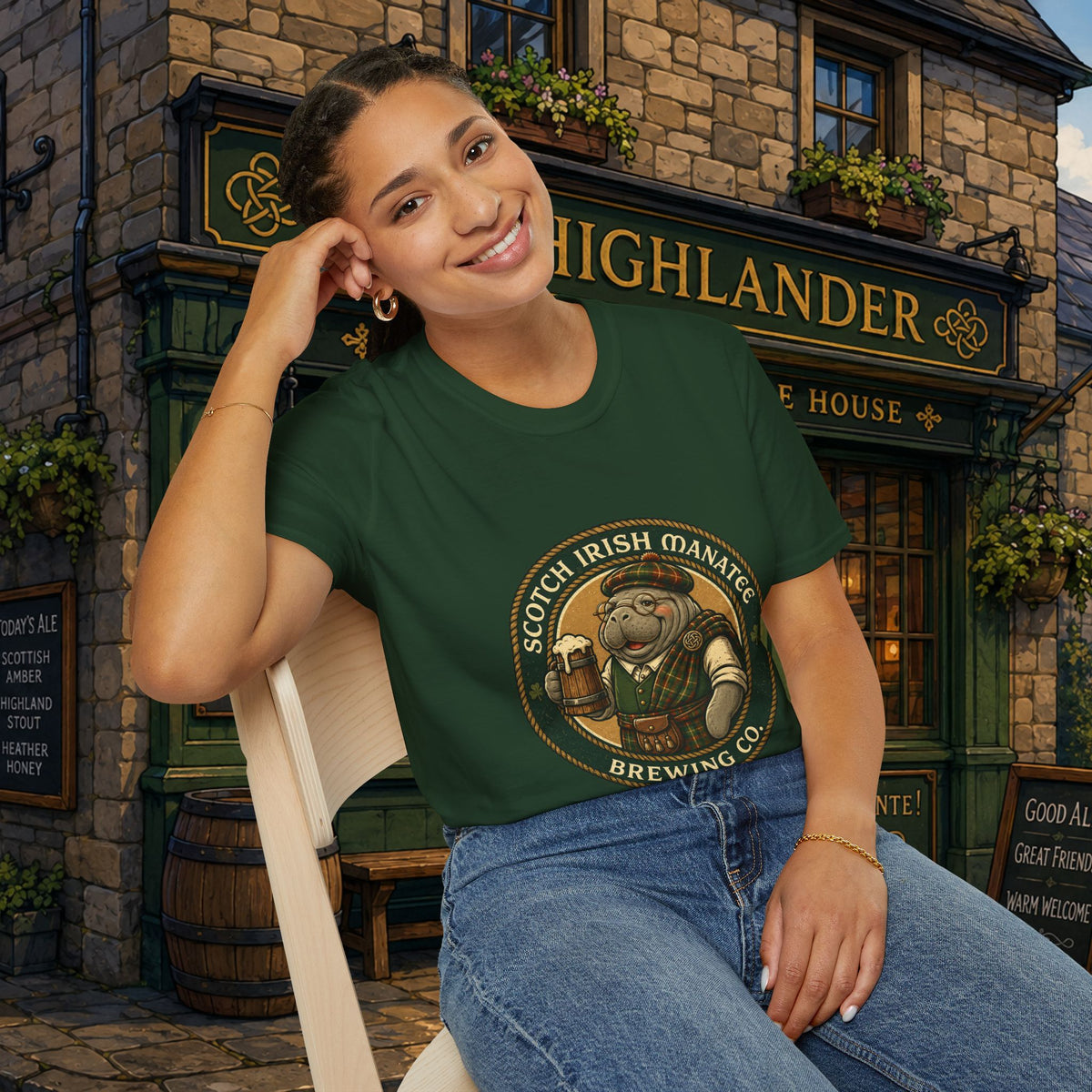 Scotch-Irish Manatee Brewing Company T-Shirt