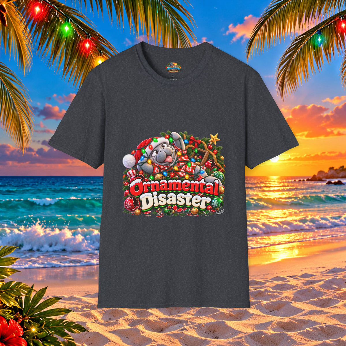 Ornamental Disaster Christmas T-Shirt