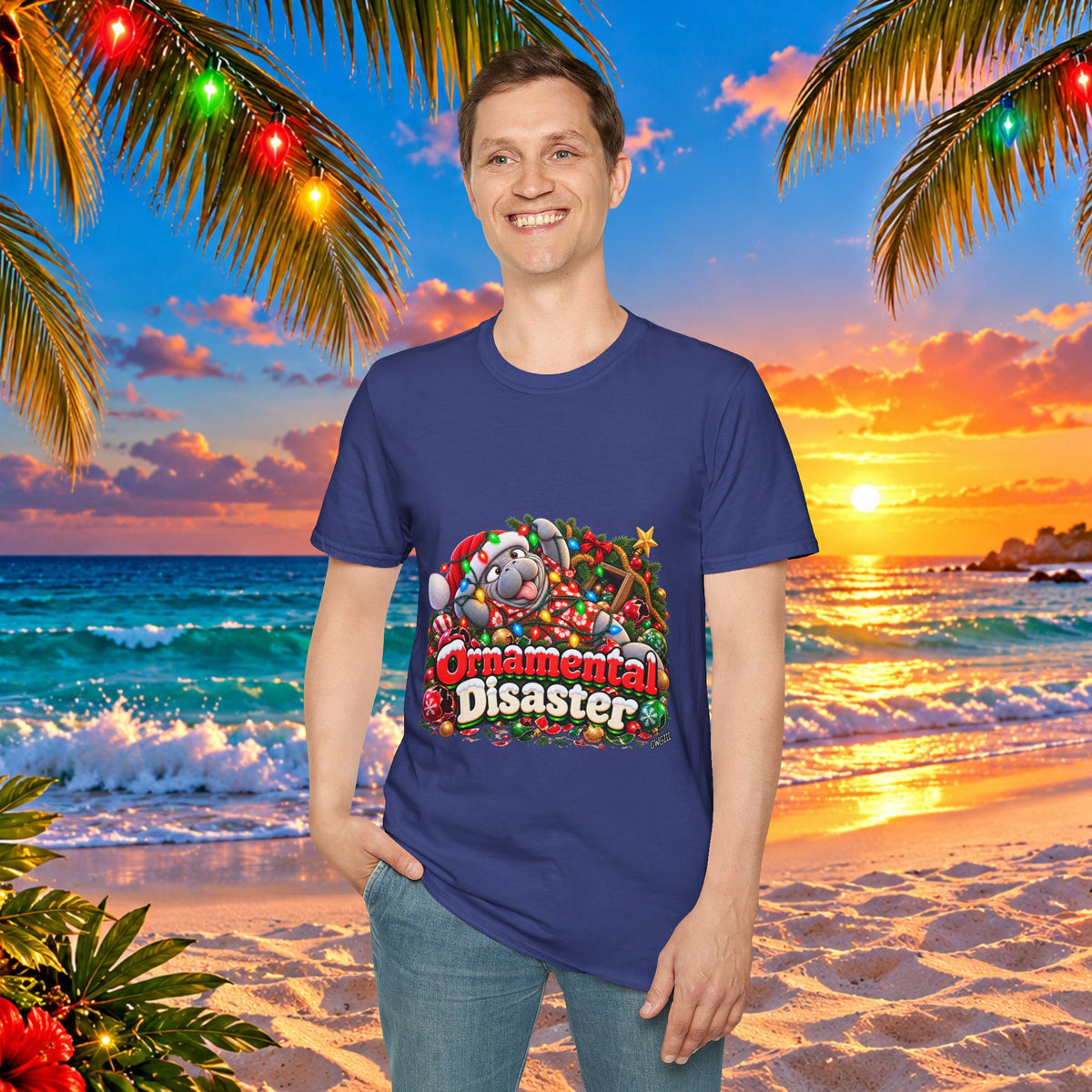 Ornamental Disaster Christmas T-Shirt