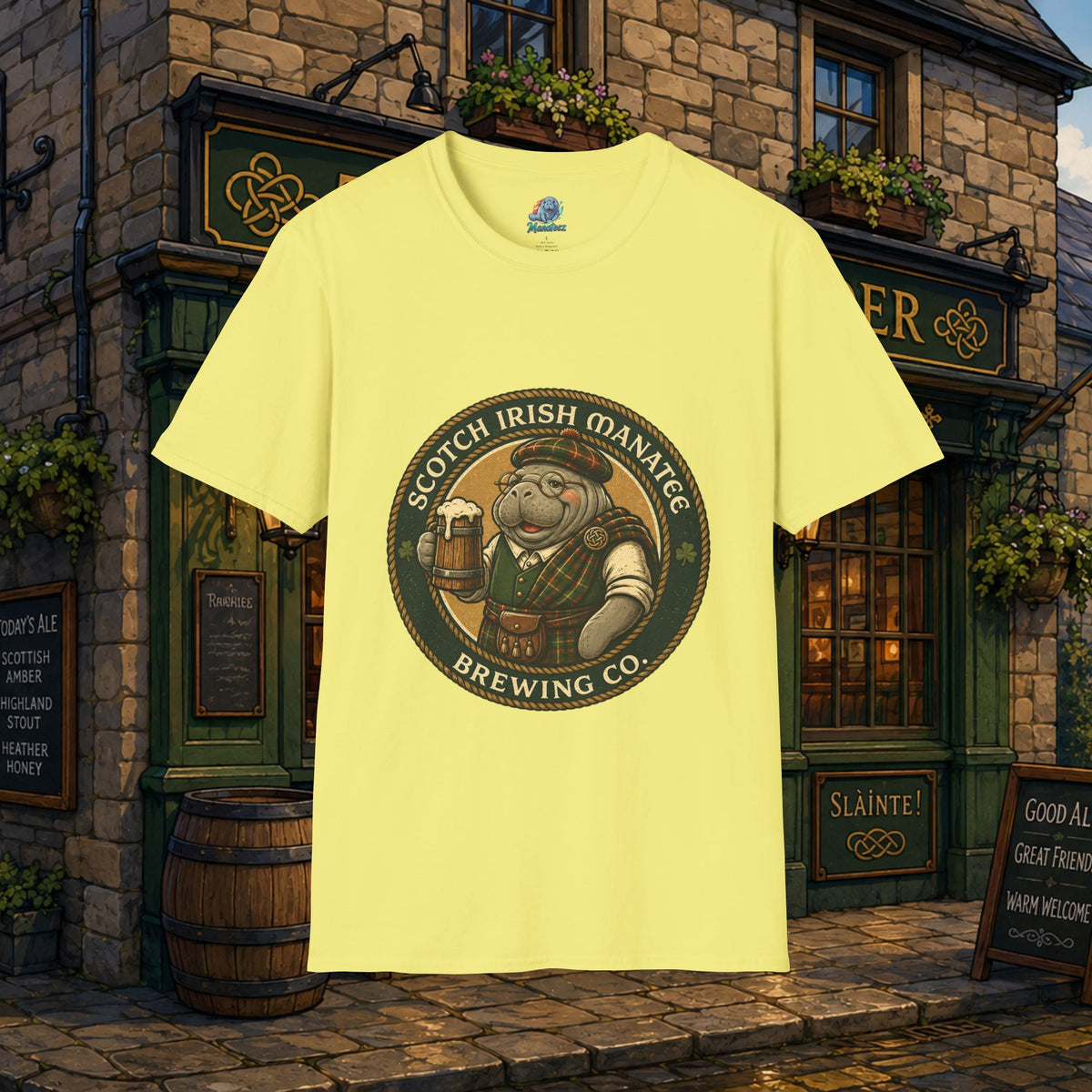 Scotch-Irish Manatee Brewing Company T-Shirt
