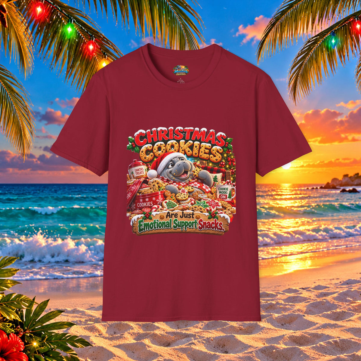 Christmas Cookies Emotional Support Snacks T-Shirt