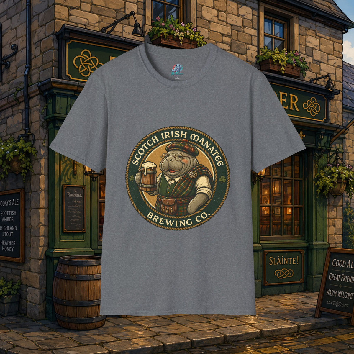 Scotch-Irish Manatee Brewing Company T-Shirt