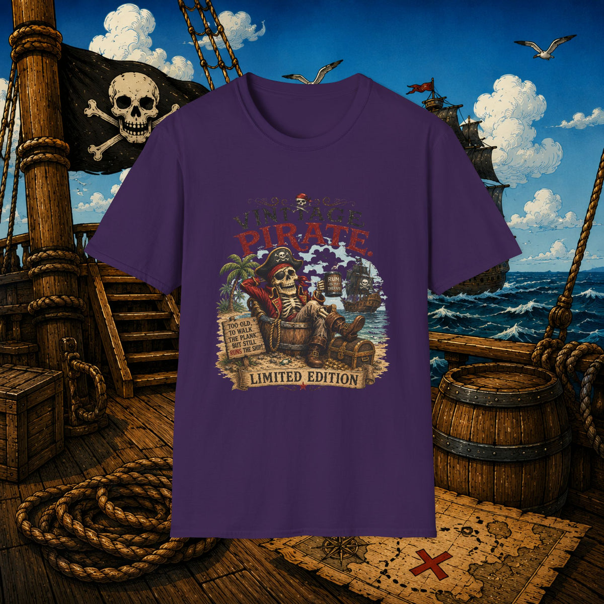 Vintage Pirate Limited Edition T-Shirt