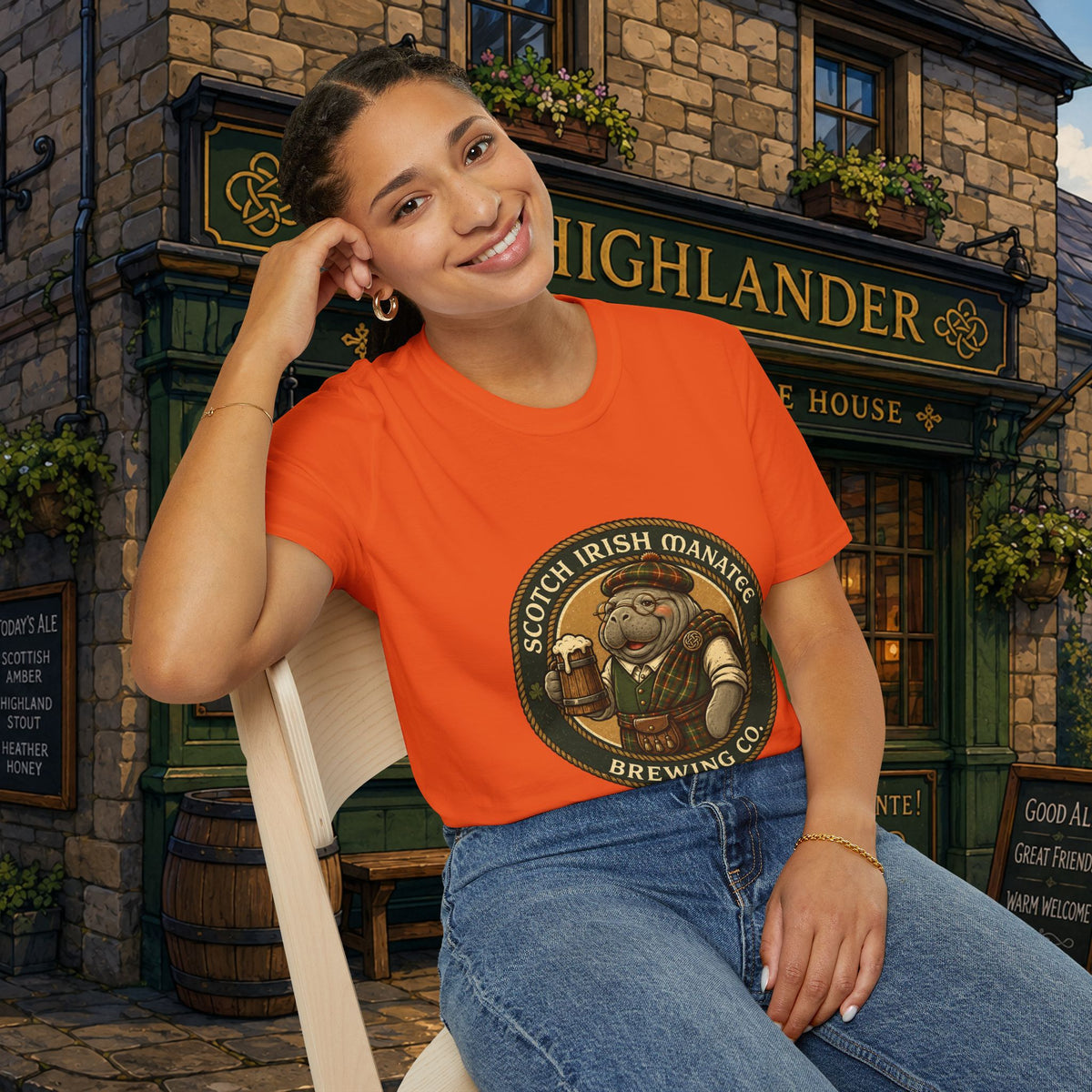 Scotch-Irish Manatee Brewing Company T-Shirt