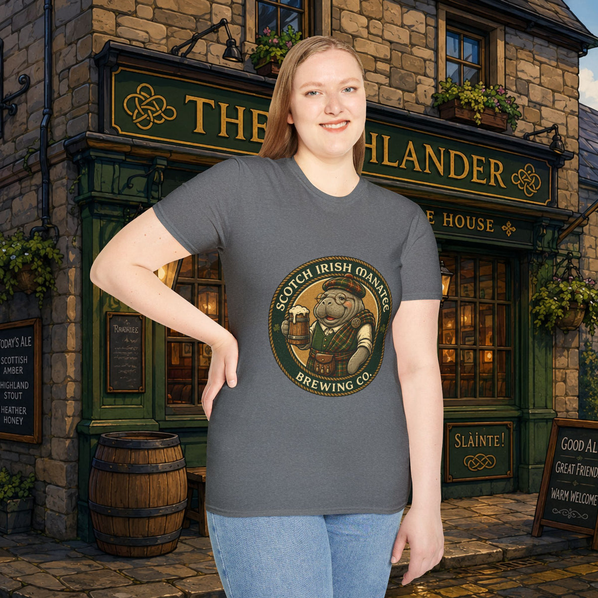 Scotch-Irish Manatee Brewing Company T-Shirt