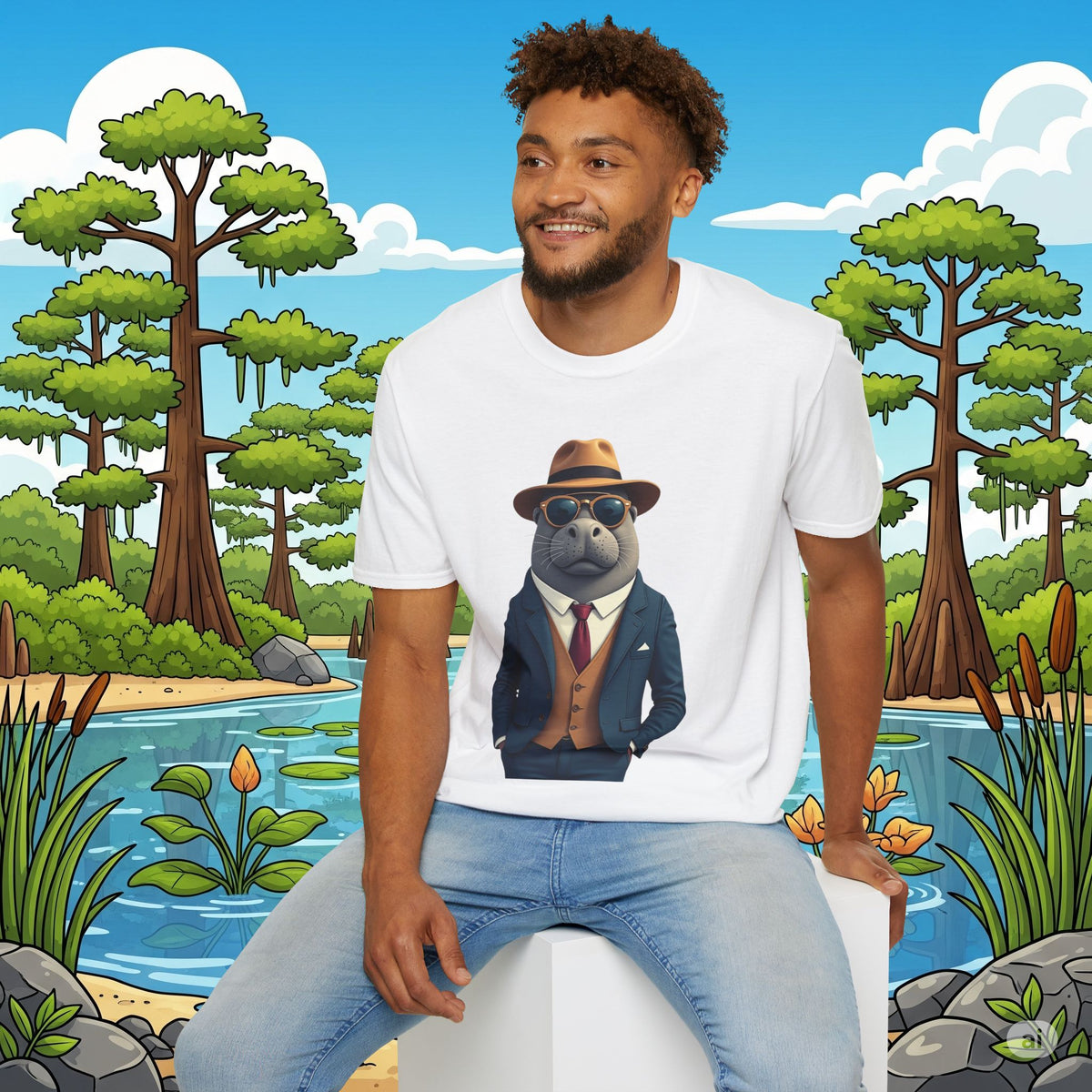 Manatee Suave Collection Softstyle T-Shirt