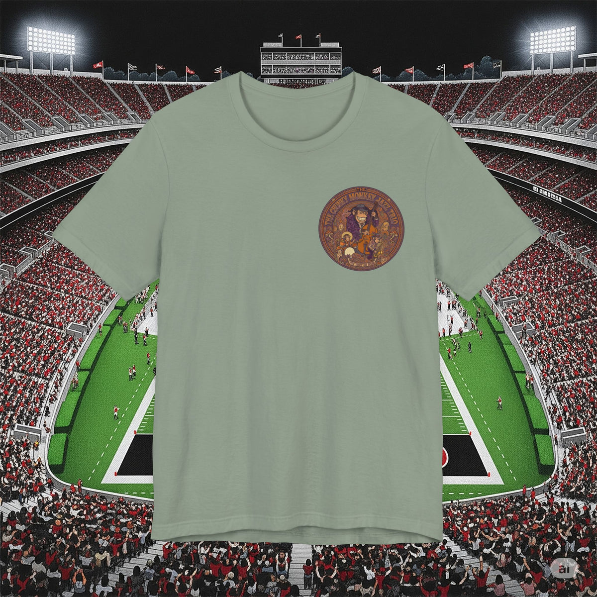 Vintage Style Fat Tony and the Chunky Monkey Trio Shirt - Retro Band Tee