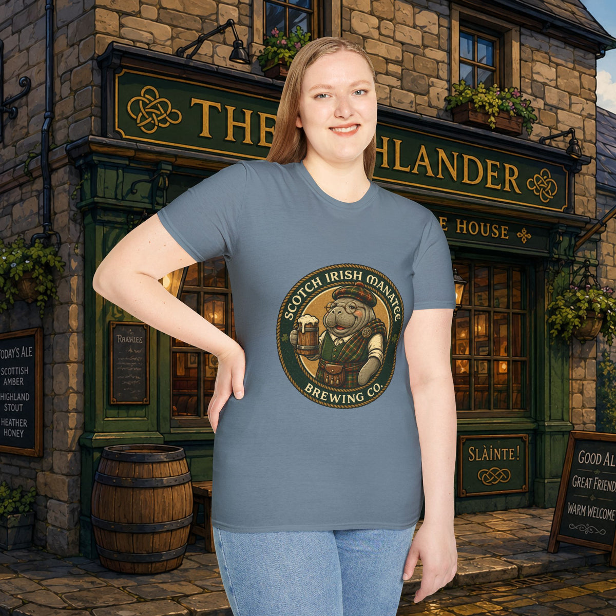 Scotch-Irish Manatee Brewing Company T-Shirt