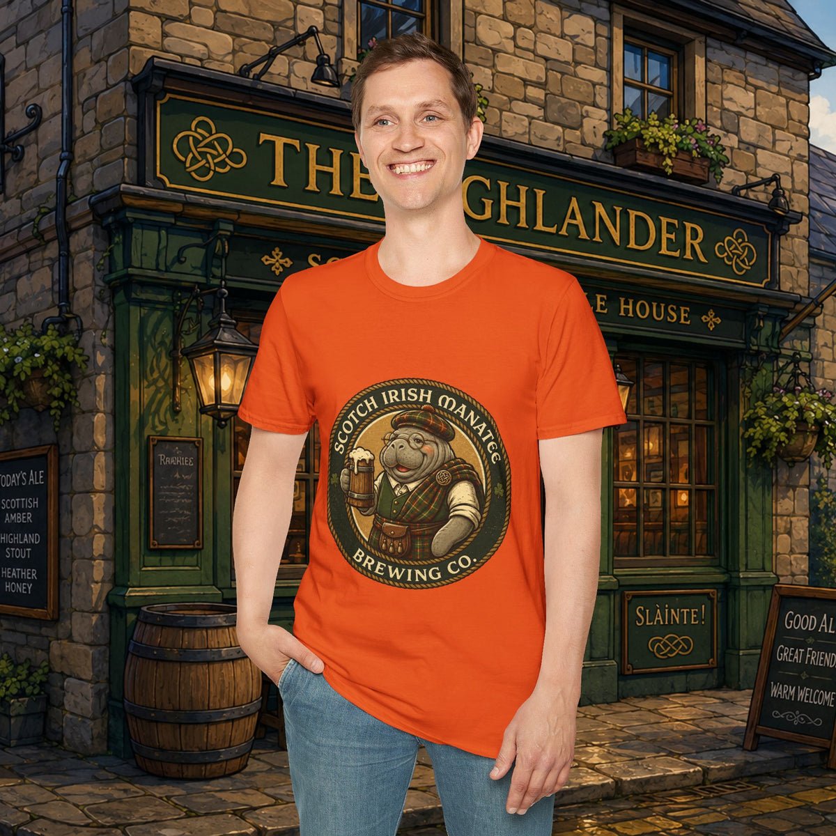 Scotch-Irish Manatee Brewing Company T-Shirt