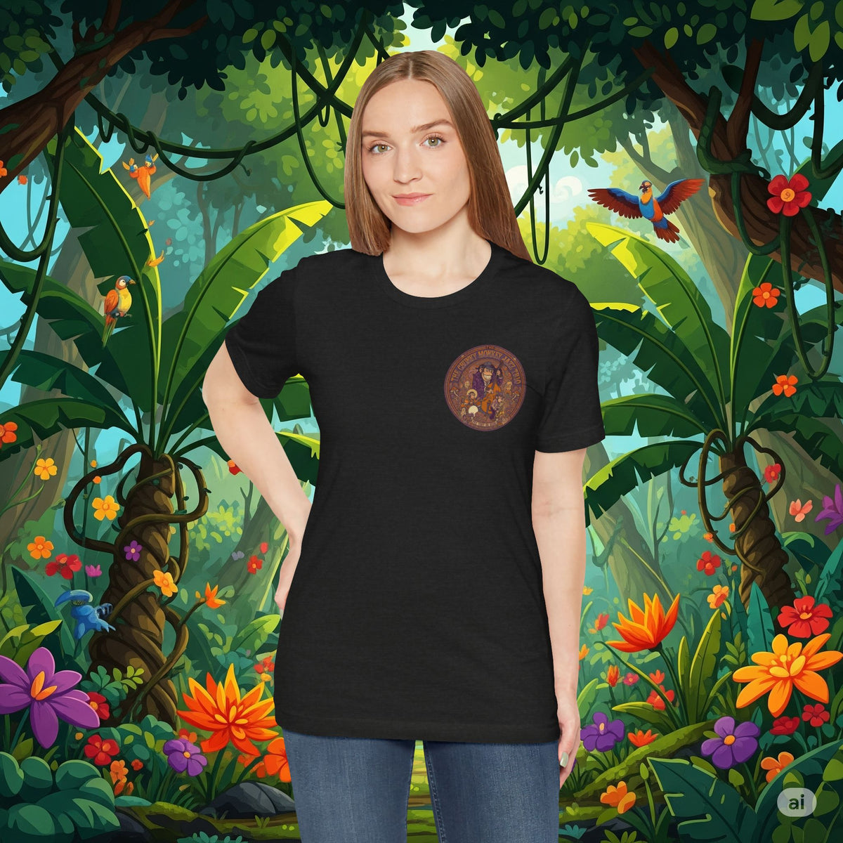 Vintage Style Fat Tony and the Chunky Monkey Trio Shirt - Retro Band Tee