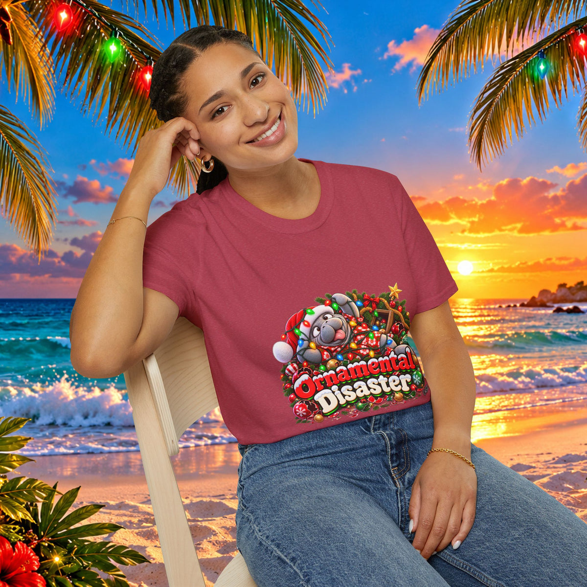 Ornamental Disaster Christmas T-Shirt