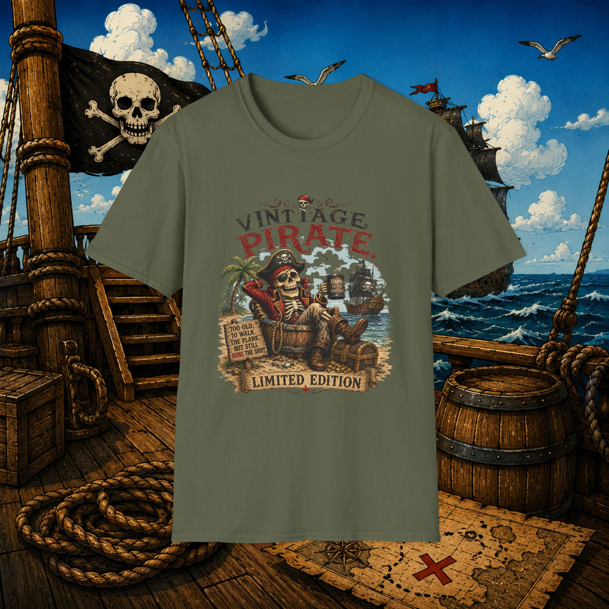 Vintage Pirate Limited Edition T-Shirt