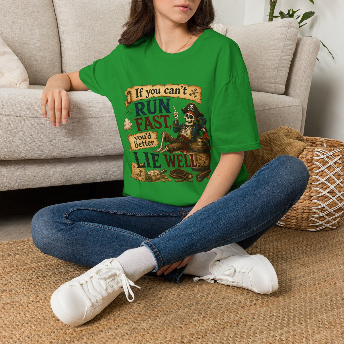 Run Fast, Lie Well Pirate T-Shirt