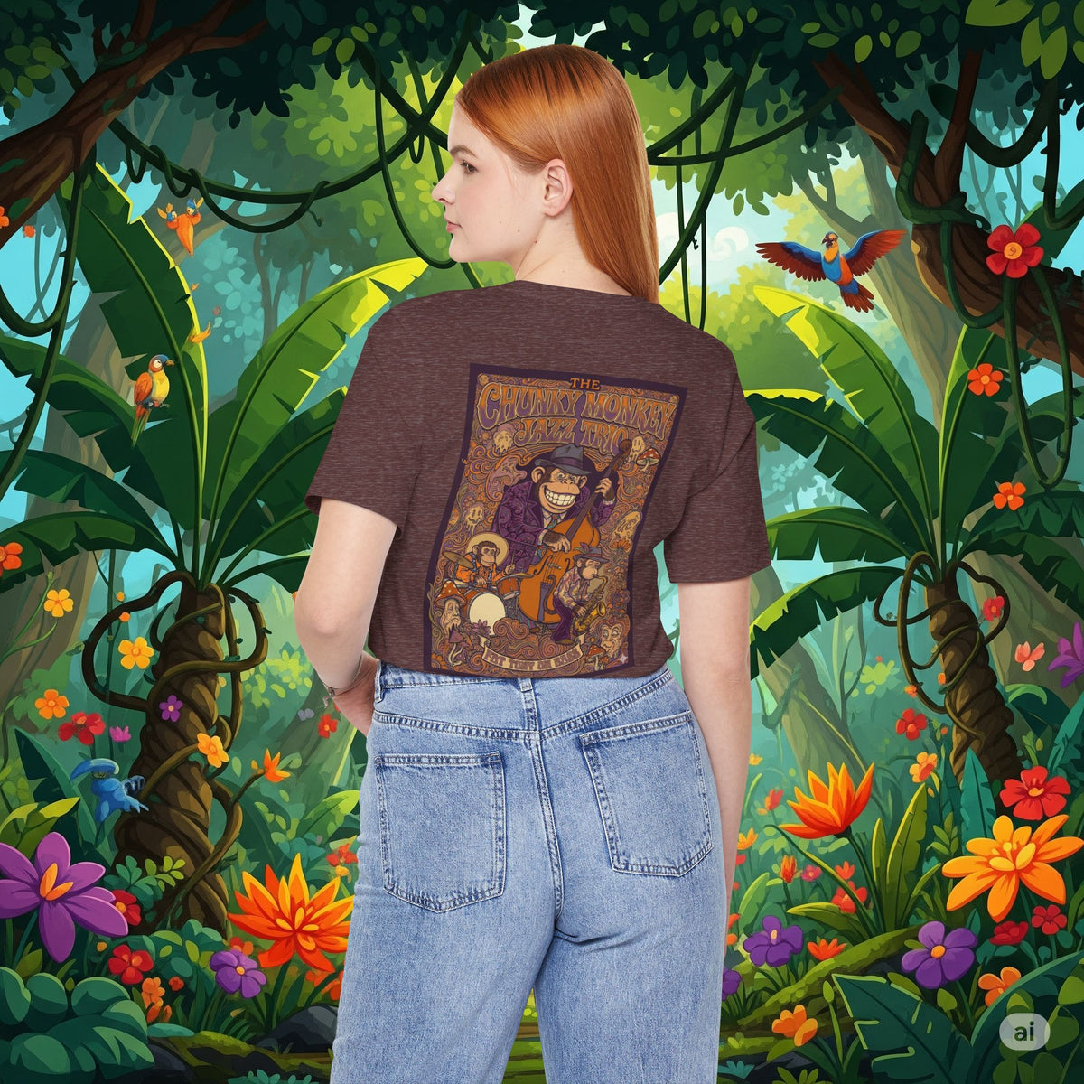 Vintage Style Fat Tony and the Chunky Monkey Trio Shirt - Retro Band Tee