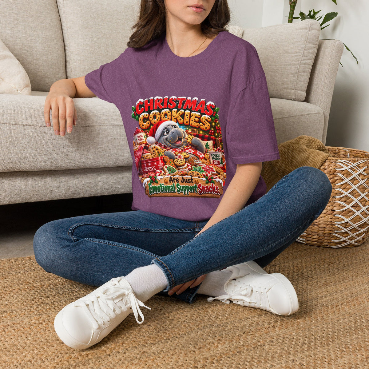 Christmas Cookies Emotional Support Snacks T-Shirt