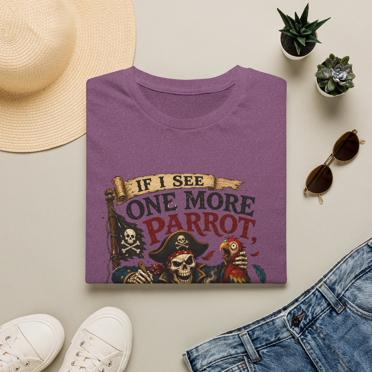 If I See One More Parrot I’m Making Soup Pirate T-Shirt