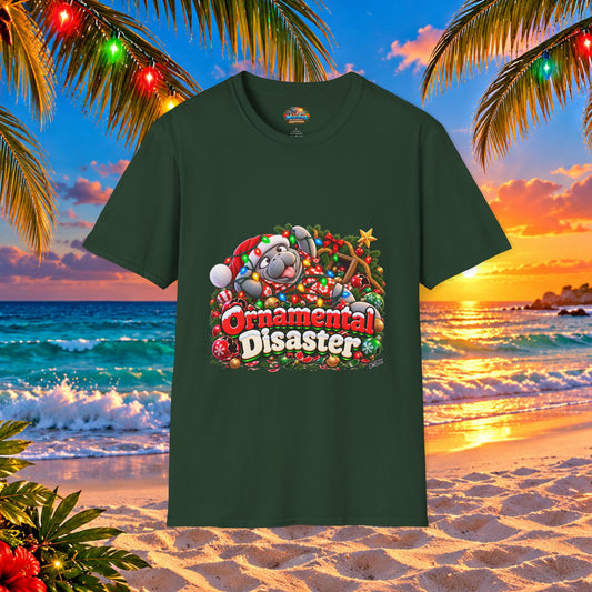 Ornamental Disaster Christmas T-Shirt